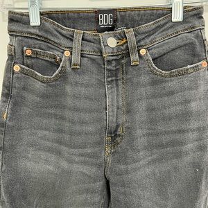 BDG cropped charcoal denim